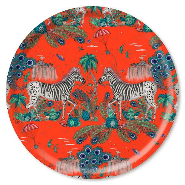 Bild von Emma J Shipley Lost World/red Tray Ø 46 - Jamida of Sweden