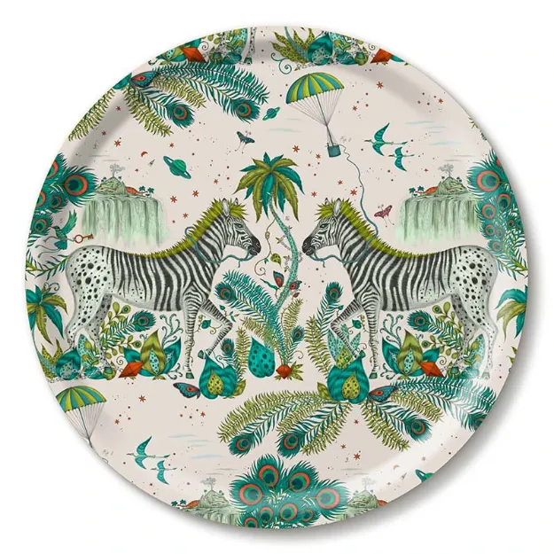 Bild von Emma J Shipley Lost World/lime Tray Ø 39 - Jamida of Sweden