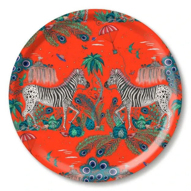 Bild von Emma J Shipley Lost World/red Tray Ø 39 - Jamida of Sweden
