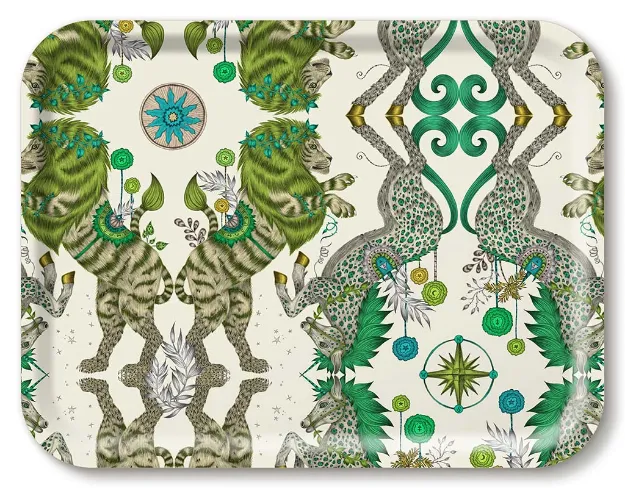 Bild von Emma J Shipley Caspian/lime Tray 43x33 - Jamida of Sweden