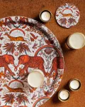 Bild von Emma J Shipley Zambezi/orange Tray Ø 39 - Jamida of Sweden