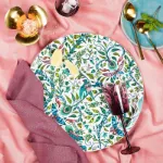 Bild von Emma J Shipley Rousseau/green Tray Ø 39 - Jamida of Sweden