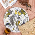 Bild von Emma J Shipley Audubon/gold Tray Ø 39 - Jamida of Sweden