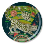 Bild von Emma J Shipley Snow Leopard/forest Tray Ø 39 - Jamida of Sweden