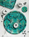 Bild von Emma J Shipley Odyssey / peacock Tray Ø 39 - Jamida of Sweden