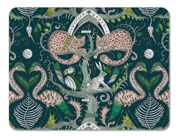 Bild von Emma J Shipley Wonder World/teal Tablemat 38x29 - Jamida of Sweden