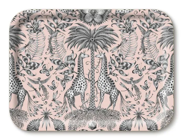 Bild von Emma J Shipley Kruger/pink Tray 27x20 - Jamida of Sweden