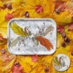 Bild von Emma J Shipley Pegasus/gold Tray 27x20 - Jamida of Sweden