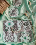 Bild von Emma J Shipley Caspian/teal Placemat 29x21 - Jamida of Sweden