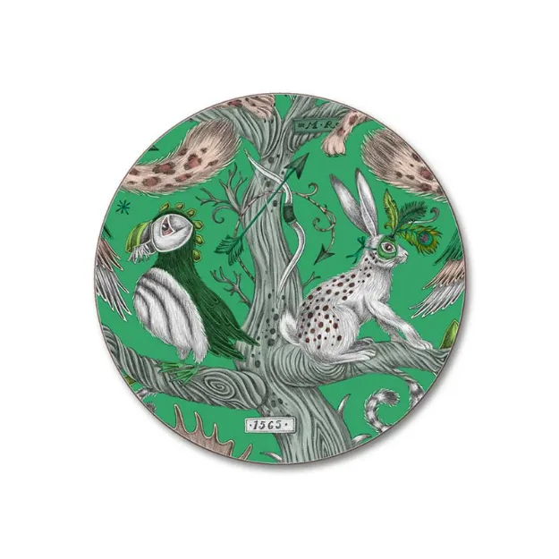 Bild von Emma J Shipley Wonder World/green Coaster Ø10 - Jamida of Sweden