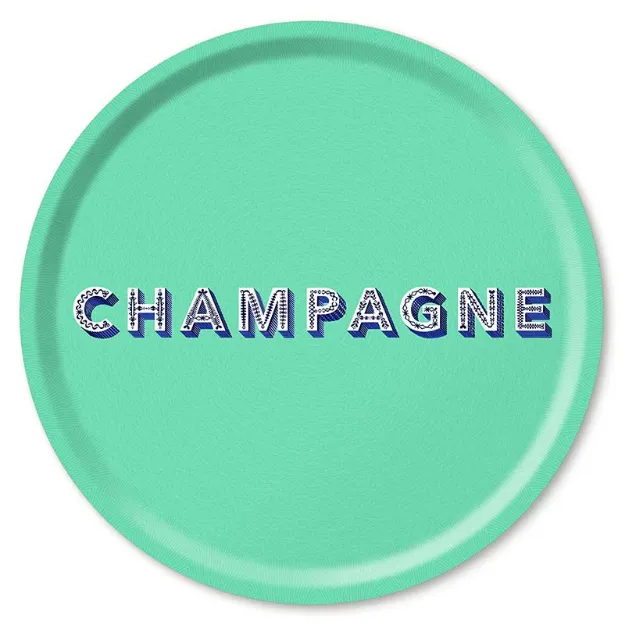 Bild von Asta Barrington Champagne / seafoam Tray Ø 46 - Jamida of Sweden