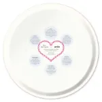 Bild von Asta Barrington Cocktail / bright pink Tray Ø 46 - Jamida of Sweden