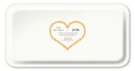 Bild von Asta Barrington Cappucciono / orange Tray 43x22cm - Jamida of Sweden