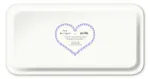 Bild von Asta Barrington Chocolate / bluebell Tray 43x22cm - Jamida of Sweden