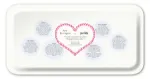 Bild von Asta Barrington Cocktail / bright pink Tray 43x22cm - Jamida of Sweden