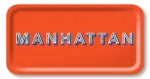 Bild von Asta Barrington Manhattan / orange  Tray 43x22cm - Jamida of Sweden