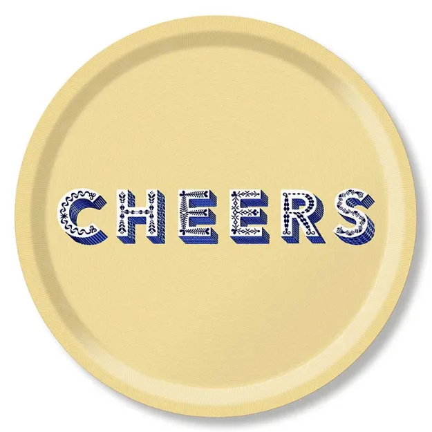 Bild von Asta Barrington Cheers / cream Tray Ø 39 - Jamida of Sweden