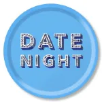 Bild von Asta Barrington Date Night / blue Tray Ø 39 - Jamida of Sweden