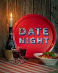 Bild von Asta Barrington Date Night / red Tray Ø 39 - Jamida of Sweden