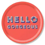 Bild von Asta Barrington Hello Gorgeous / coral Tray Ø 39 - Jamida of Sweden