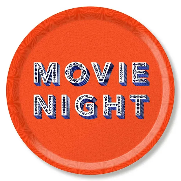 Bild von Asta Barrington Movie Night / orange Tray Ø 39 - Jamida of Sweden