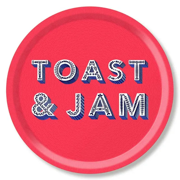 Bild von Asta Barrington Toast & Jam Tray Ø 39 - Jamida of Sweden
