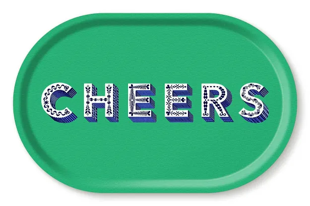 Bild von Asta Barrington Cheers Tray 44x28 - Jamida of Sweden