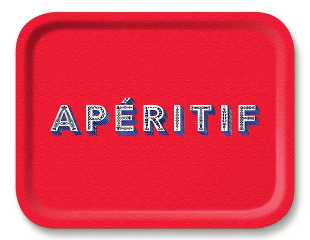 Bild von Asta Barrington Aperitif/red Tray 36x28cm - Jamida of Sweden