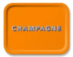 Bild von Asta Barrington Champagne/satsuma orange Tray 36x28cm - Jamida of Sweden