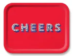 Bild von Asta Barrington Cheers/red Tray 36x28cm - Jamida of Sweden