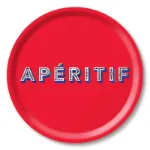 Bild von Asta Barrington Apéritif / red Tray Ø 31 - Jamida of Sweden