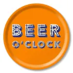 Bild von Asta Barrington Beer o'clock / satsuma orange Tray Ø 31 - Jamida of Sweden