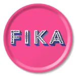 Bild von Asta Barrington Fika/bright pink Tray Ø 31 - Jamida of Sweden