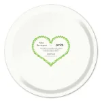 Bild von Asta Barrington Gin o´clock / lime green Tray Ø 31 - Jamida of Sweden