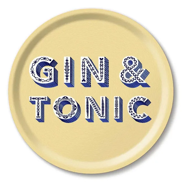 Bild von Asta Barrington Gin & Tonic / cream Tray Ø 31 - Jamida of Sweden