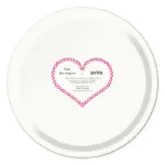 Bild von Asta Barrington Happy / bright pink Tray Ø 31 - Jamida of Sweden