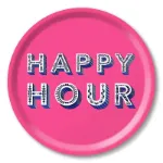 Bild von Asta Barrington Happy Hour / bright pink Tray Ø 31 - Jamida of Sweden