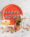 Bild von Asta Barrington Happy Hour / orange Tray Ø 31 - Jamida of Sweden
