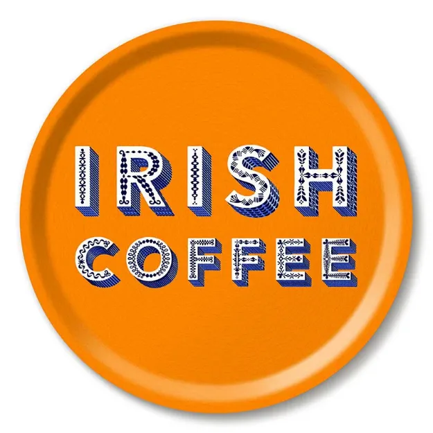 Bild von Asta Barrington Irish Coffee / orange Tray Ø 31 - Jamida of Sweden