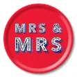 Bild von Asta Barrington Mrs & Mrs / red Tray Ø 31 - Jamida of Sweden