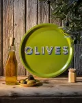 Bild von Asta Barrington Olives / olive green Tray Ø 31 - Jamida of Sweden
