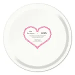 Bild von Asta Barrington Prosecco o´clock / bright pink Tray Ø 31 - Jamida of Sweden