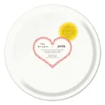 Bild von Asta Barrington Sangria / coral Tray Ø 31 - Jamida of Sweden