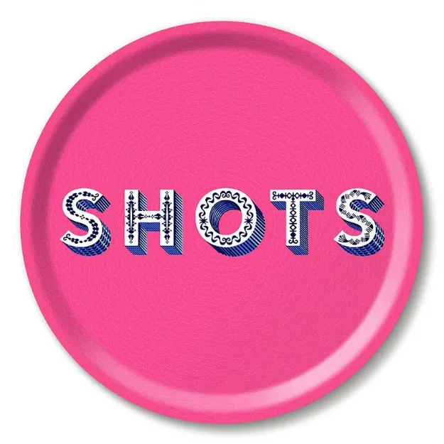 Bild von Asta Barrington Shots/brigt pink Tray Ø 31 - Jamida of Sweden