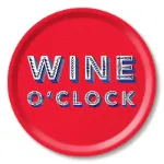 Bild von Asta Barrington Wine o´clock / red Tray Ø 31 - Jamida of Sweden