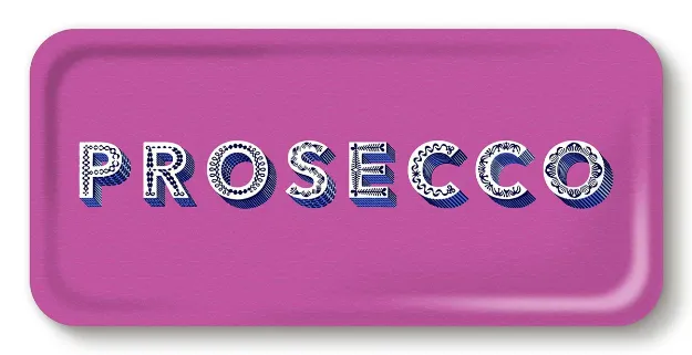 Bild von Asta Barrington Prosecco / orchid Tray 32x15 - Jamida of Sweden