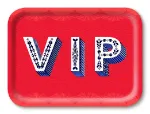 Bild von Asta Barrington VIP / red Tray 27x20cm - Jamida of Sweden