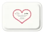 Bild von Asta Barrington VIP / red Tray 27x20cm - Jamida of Sweden