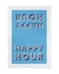 Bild von Asta Barrington Happy Hour / blue Tea Towel 70 x 50cm - Jamida of Sweden