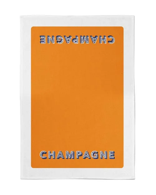 Bild von Asta Barrington Champagne/ satsuma orange Tea Towel 70 x 50cm - Jamida of Sweden